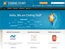 Tablet Screenshot of codingstaff.com